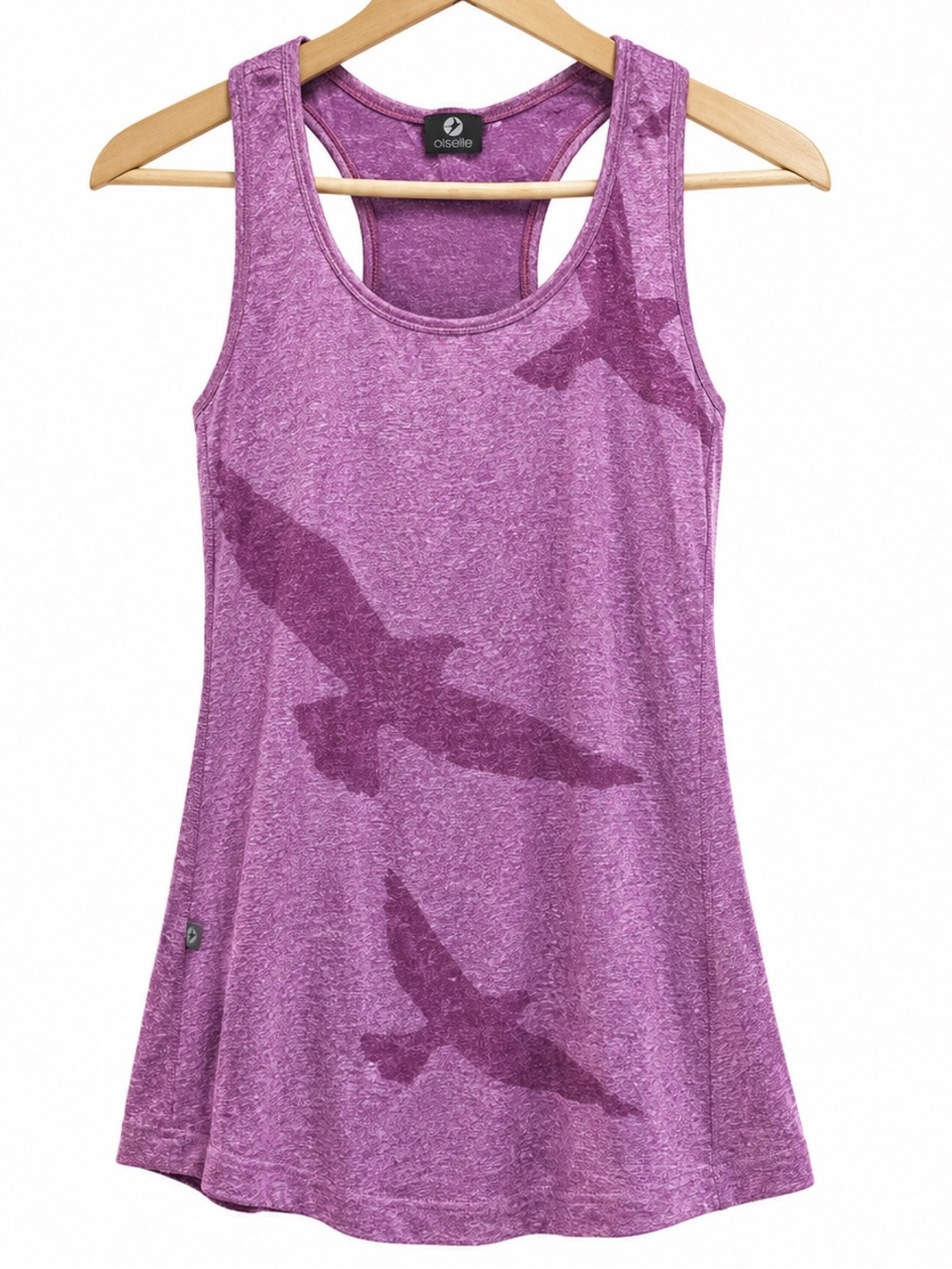Oiselle Flyte Wings Out Tank Bird Fly Purple
Performance Running Top Size Small